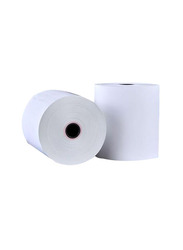 Thermal Paper Till Rolls Cash Register Receipt, 100-Piece, White