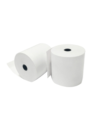Eco Premium Paper POS Receipt Thermal Roll Paper, 80x80mm, 60 Pieces, White