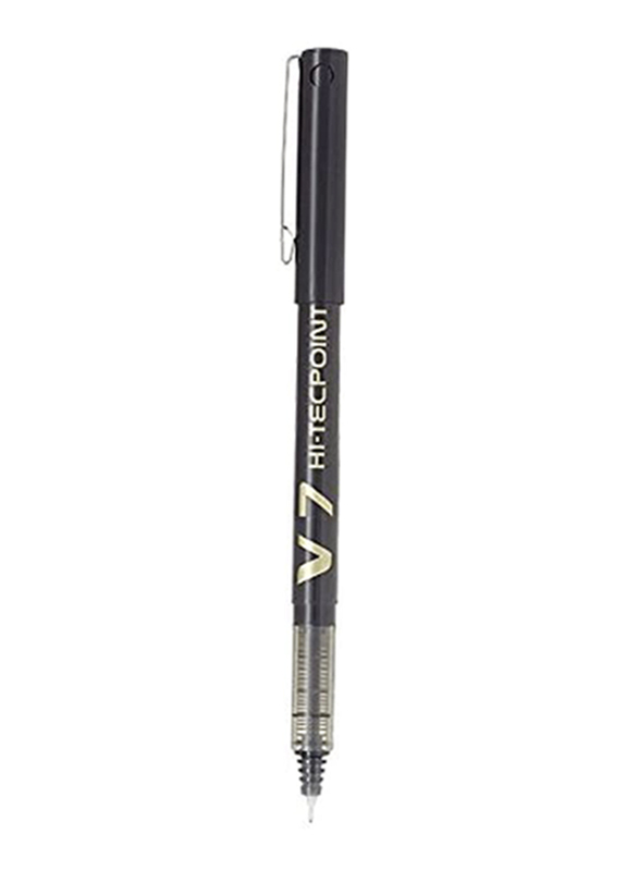 Pilot V7 Hi-Tecpoint Rollerball Pen, 0.7 mm, Black
