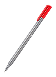 Staedtler Triplus Fineliner Colored Pen Set, 12 Pieces, Chrome
