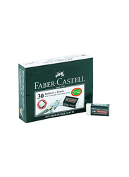 Faber-Castell 30-Piece Eraser Set, White
