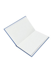 FIS Manuscript Single Line Spiral Book, 8mm, 3 Quire, F/S 210 x 330mm, 144 Sheets, Blue