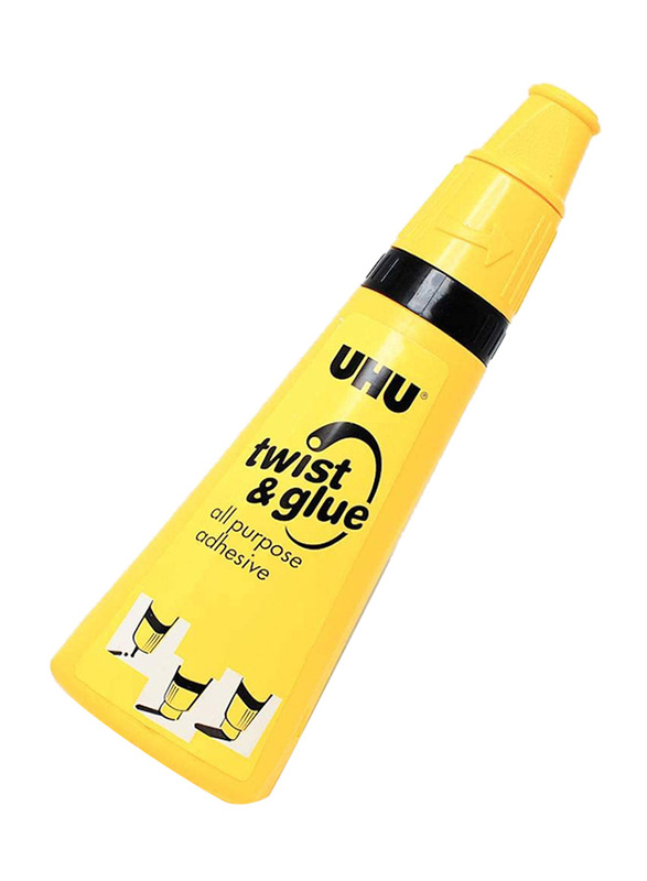 UHU Twist & Glue All Purpose Stick, Yellow