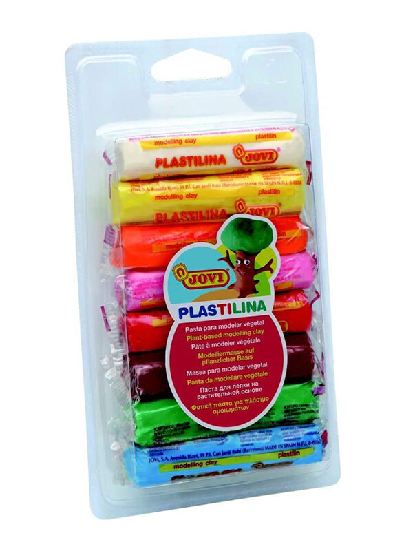 Jovi Modelling Clay Set, 8-Piece, Multicolour