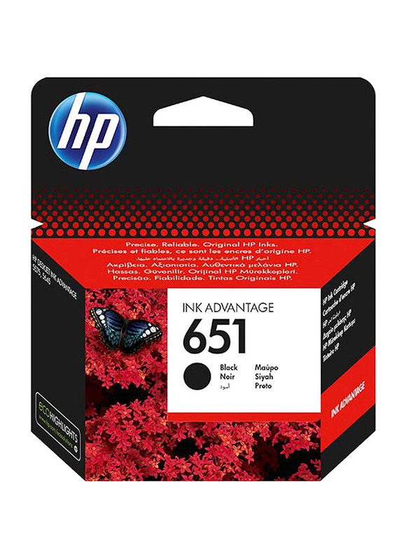 HP C2P10AE 651 Black Ink Advantage Cartridge