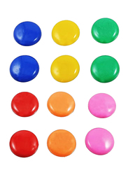 Magnetic Button, 12 Piece, Multicolour