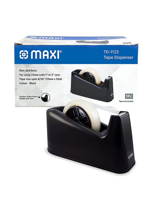 Maxi Tape Dispenser, TD-1123, Black
