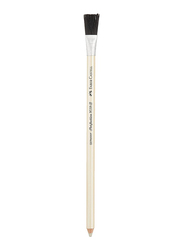 Faber-Castell Perfection Eraser Pencil with Brush, White