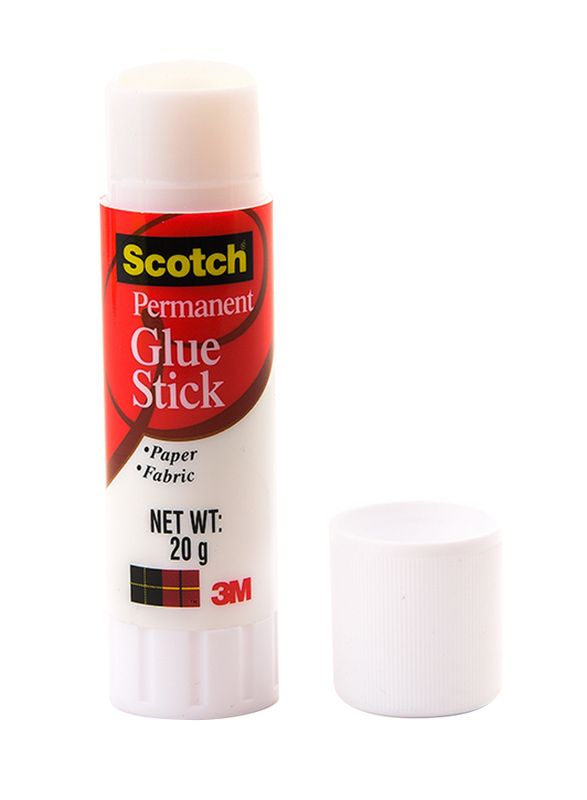 Scotch 3M Glue Stick, 20g x 12 Pieces, White