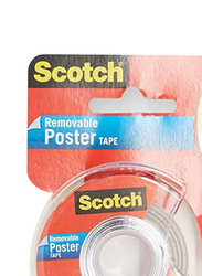 Scotch Brite Removable Poster Tape, 3/4 x 150 inch, White