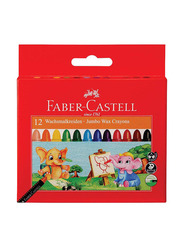 Faber-Castell Jumbo Wax Crayon Set, 1 Piece, Multicolour