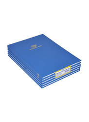 FIS 5-Piece Manuscript Book Set, 5mm Square Line, 5 x 96 Sheets, A4 Size, FSMNA42Q5MM, White