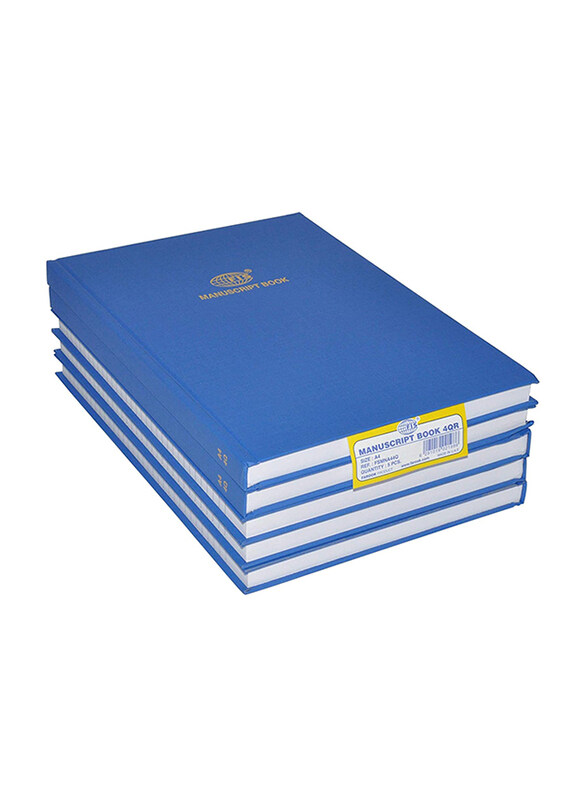 

FIS 5-Piece Single Ruled Manuscript Books, 8mm, 5 x 192 Sheets, A4 Size