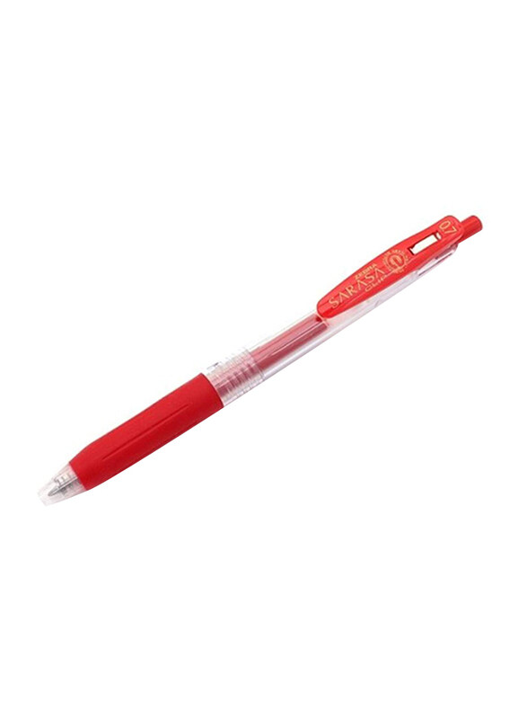 

Zebra 12-Piece Sarasa Clip-On Gel Pen Set, 0.7 mm, Red