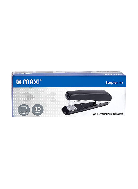 

Maxi 26/6 Stapler, 30 Sheets, Black