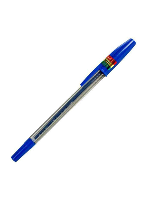 يوني بول مجموعة أقلام حبر جاف SA-S رفيع من 12 قطعة، 0.7 ملم، أزرق
