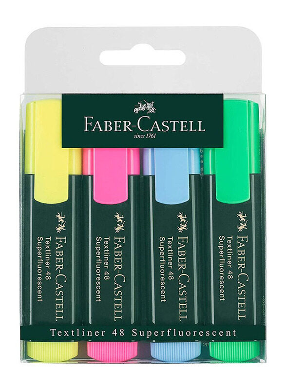 

Faber-Castell 4-Piece Textliner Set, Multicolour
