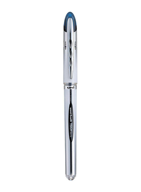يوني بول قلم فيجن ايليت بكرة دوارة، 0.8 ملم، أسود