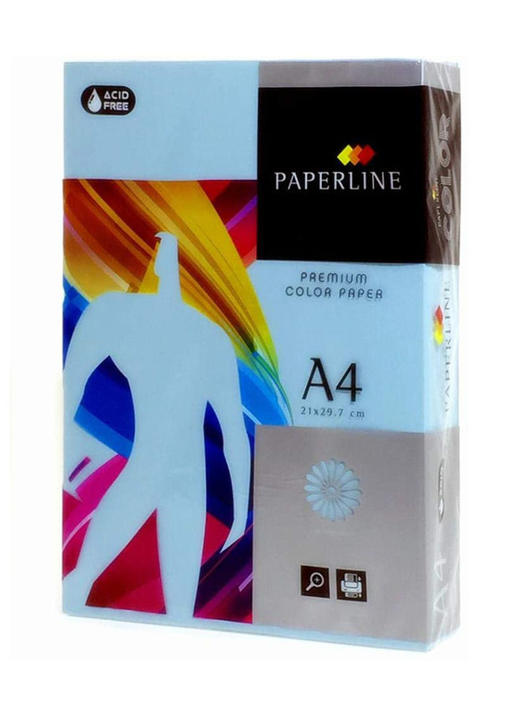 Paperline Indonesia Acid Free Paper, 500 Sheets, A4 Size, Blue