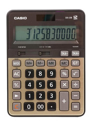 Casio 12-Digit DS-2B Heavy Duty Basic Calculator, Gold