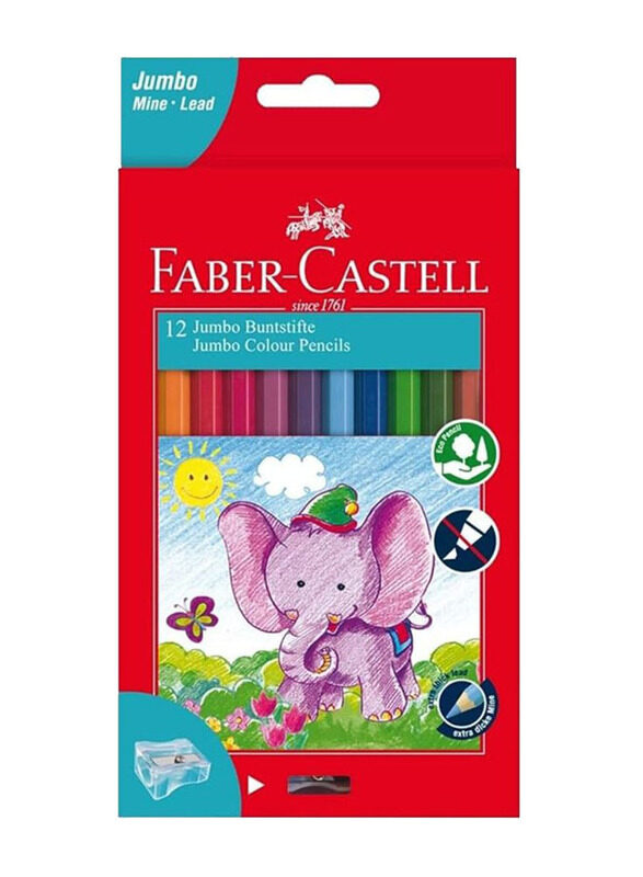 

Faber-Castell Jumbo Colour Pencil, 1 Piece, Multicolour