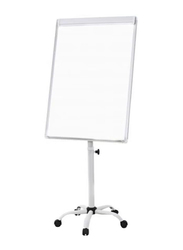 Flip Chart Stand with Wheels, White