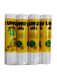 UHU Glue Stick, 4 x 21g, Yellow