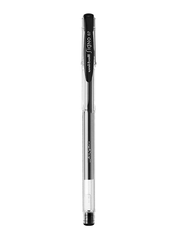 Uniball 12-Piece Signo Rollerball Pen Set, 0.7 mm, UM100, Black