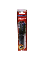 Uniball 2-Piece Vision Elite Rollerball Pen, 0.5mm, Blue