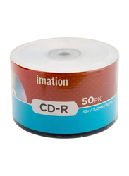 Imation CD-R 700 MB 52X Blank Media, 50 Pieces, Multicolour