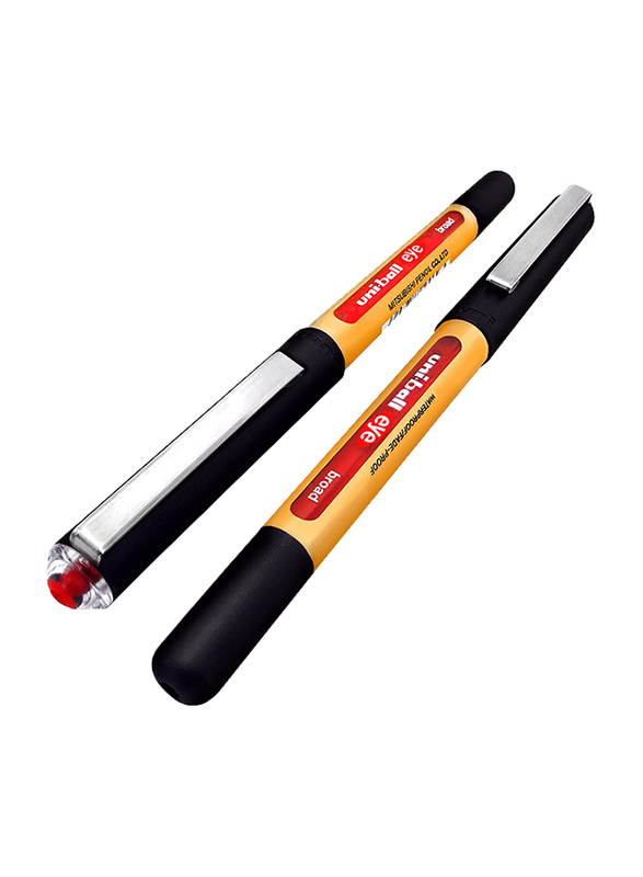 Uniball 6-Piece Eye Broad Liquid Ink Rollerball Pen Set, 1.0mm, UB-150-10, Multicolour