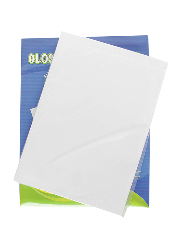 Single Side Glossy Photo Paper, 50 Sheets, 210 GSM, A4 Size