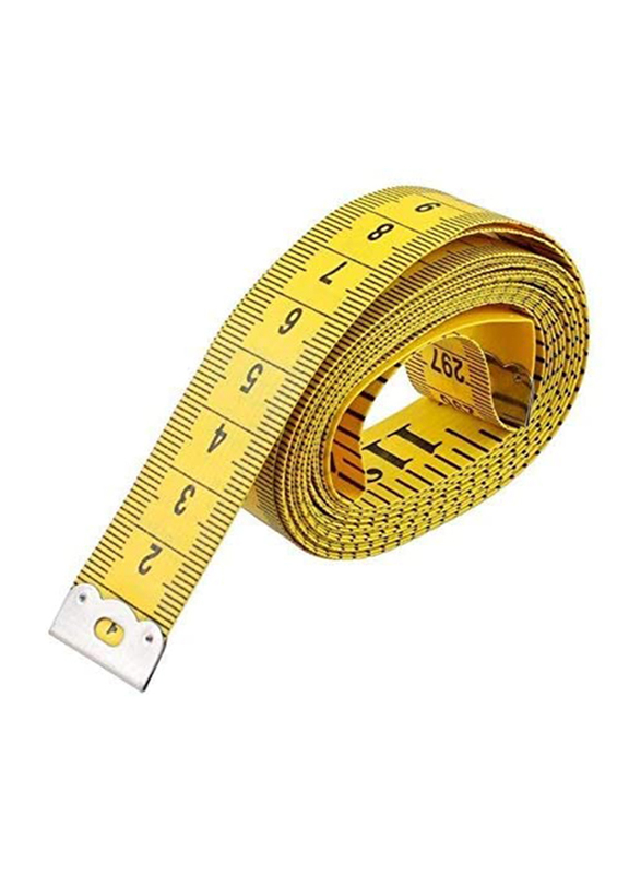 PopSouq Sewing Soft Body Measuring Tape, 3m, Yellow