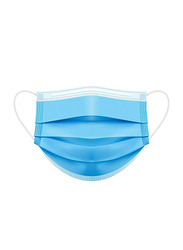 3 Ply Disposable Face Mask, Blue, 50 Pieces