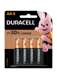 Duracell 32046 AA Alkaline Batteries, 8 Pieces, Multicolour
