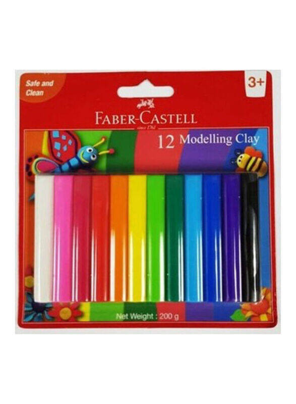 

Faber-Castell Modelling Clay Set, 12 Pieces, Multicolour