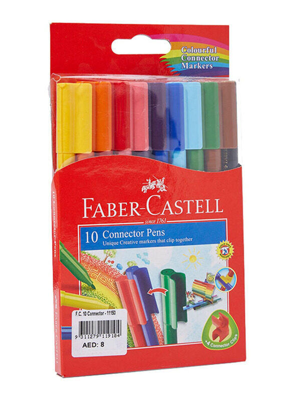 

Faber-Castell Connector Marker Set, 10 Pieces, Multicolour