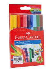 Faber-Castell Connector Marker Set, 10 Pieces, Multicolour