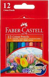 Bundle:3 Pkt Faber-Castell ( 1 PKT Wax Crayons set  of 12 + 1 PKT Fibre Tip Pens Set of 12 + 1 PKT Colour Pencils set of 12)12 Col Felt Pen + 12 Col Full + 12 Col Crayons )