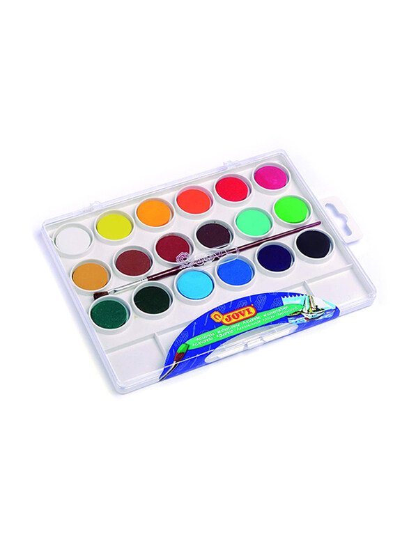 Jovi Watercolors, 24mm, 18 Pieces, Multicolour