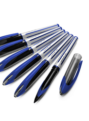 Uniball 12-Piece Air Medium Rollerball Pen Set, 0.7mm, Blue