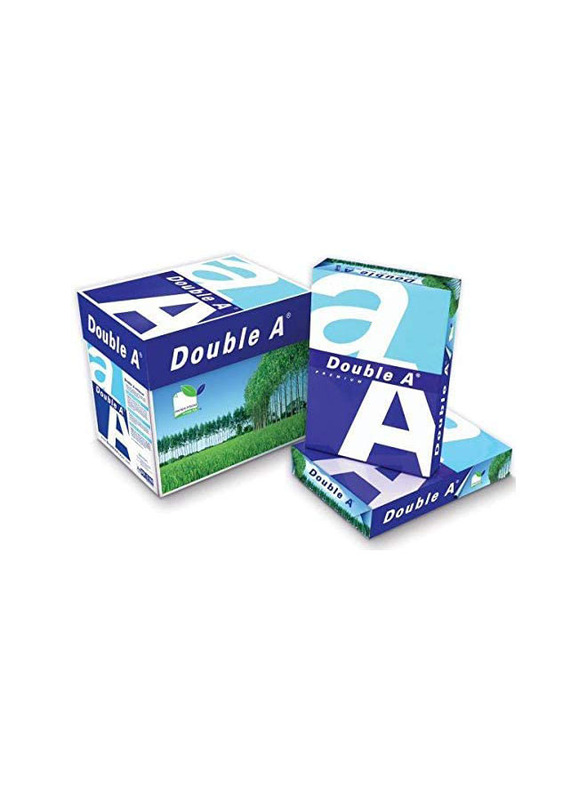 Double A Paper Carton Set, 5 Packs, 500 Sheets, A4 Size