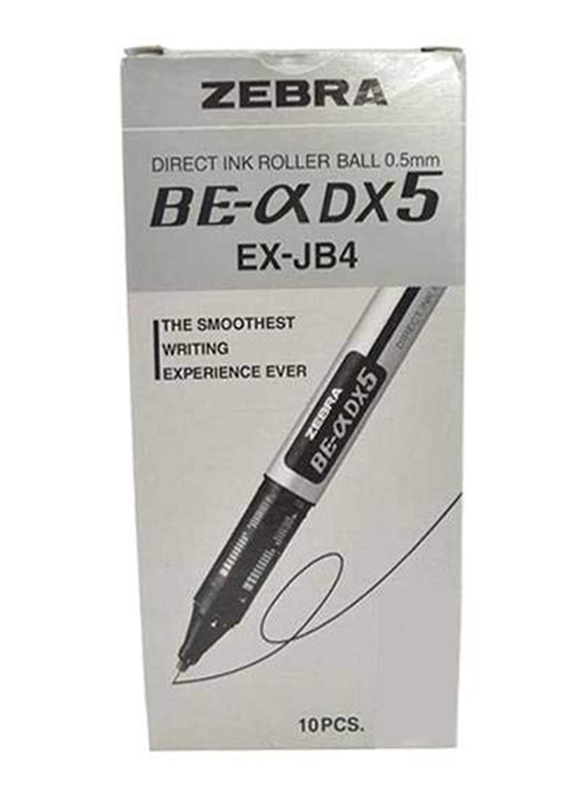 Zebra 12-Piece Be Alpha DX5 Direct Ink Rollerball Pen Set, 0.5mm, Green