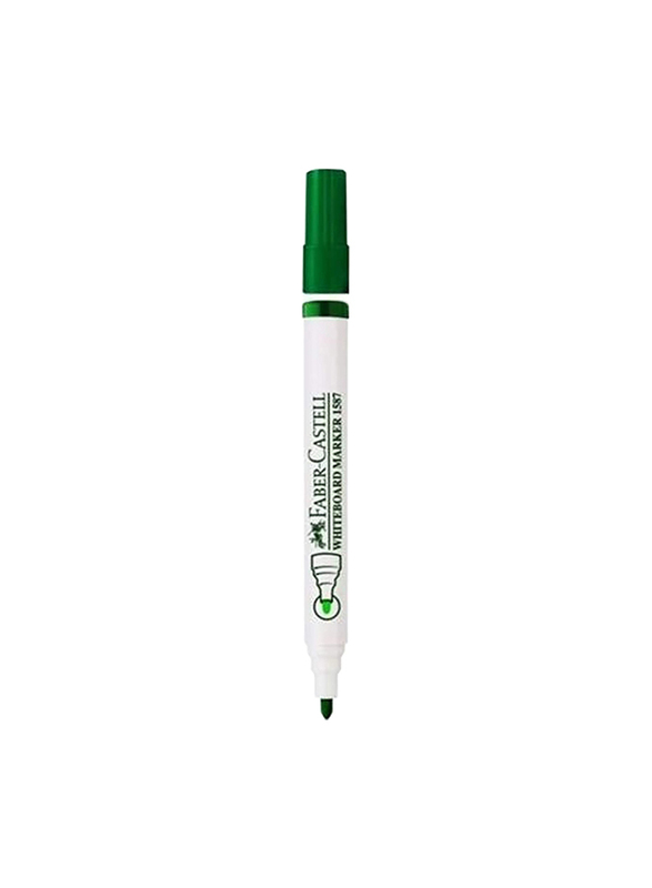 فابر كاستل قلم السبورة البيضاء بطرف مدبب، أخضر