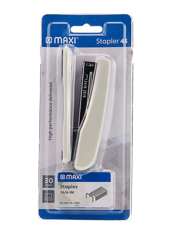 Maxi 45 Stapler with Staple Pin Set 30 Sheets, Assorted