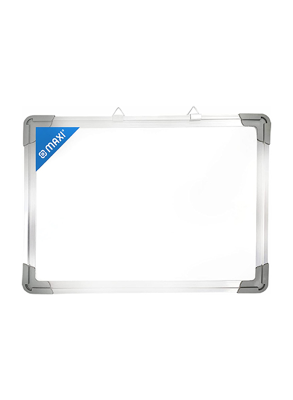 Maxi Single Sided Magnetic Whiteboard, 30 x 40cm, White
