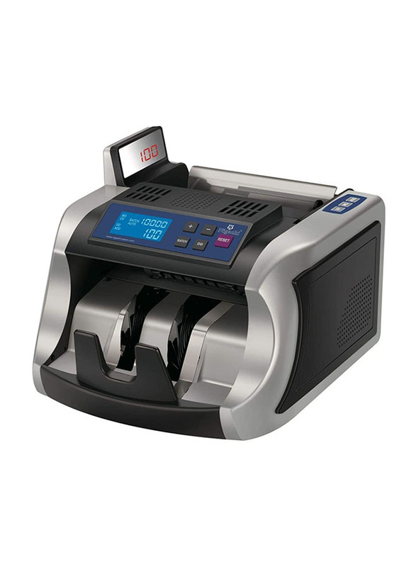 Nigachi NC75 UV/MG Currency Counting Machine Detection, Black/Silver