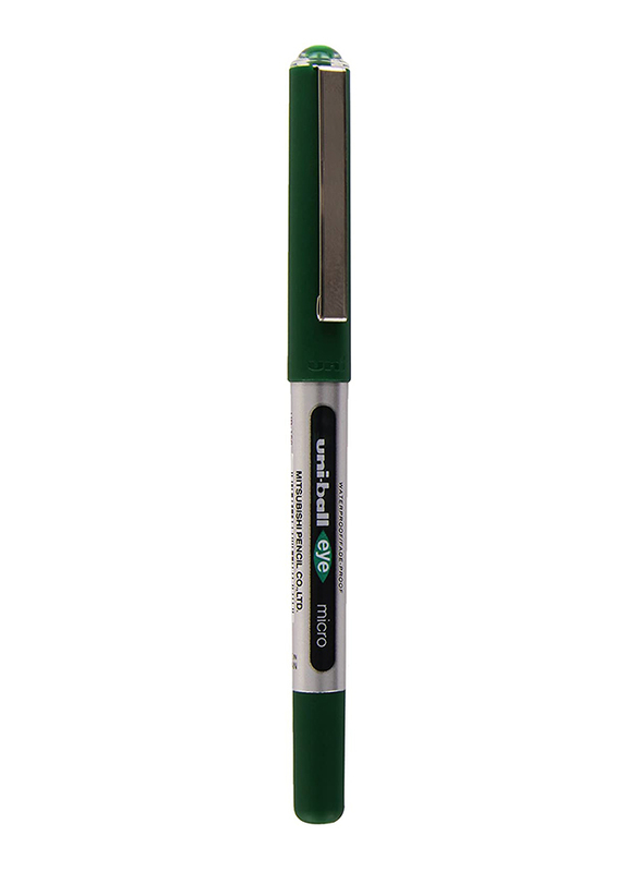 Mitsubishi 12-Piece Uniball Eye Micro Rollerball Pen Set, Green