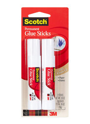Scotch Glue Stick, 6008-30D, 8 gm, White