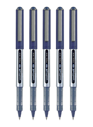 Uniball 5-Piece Eye Micro Rollerball Pen Set, 0.5mm, Blue